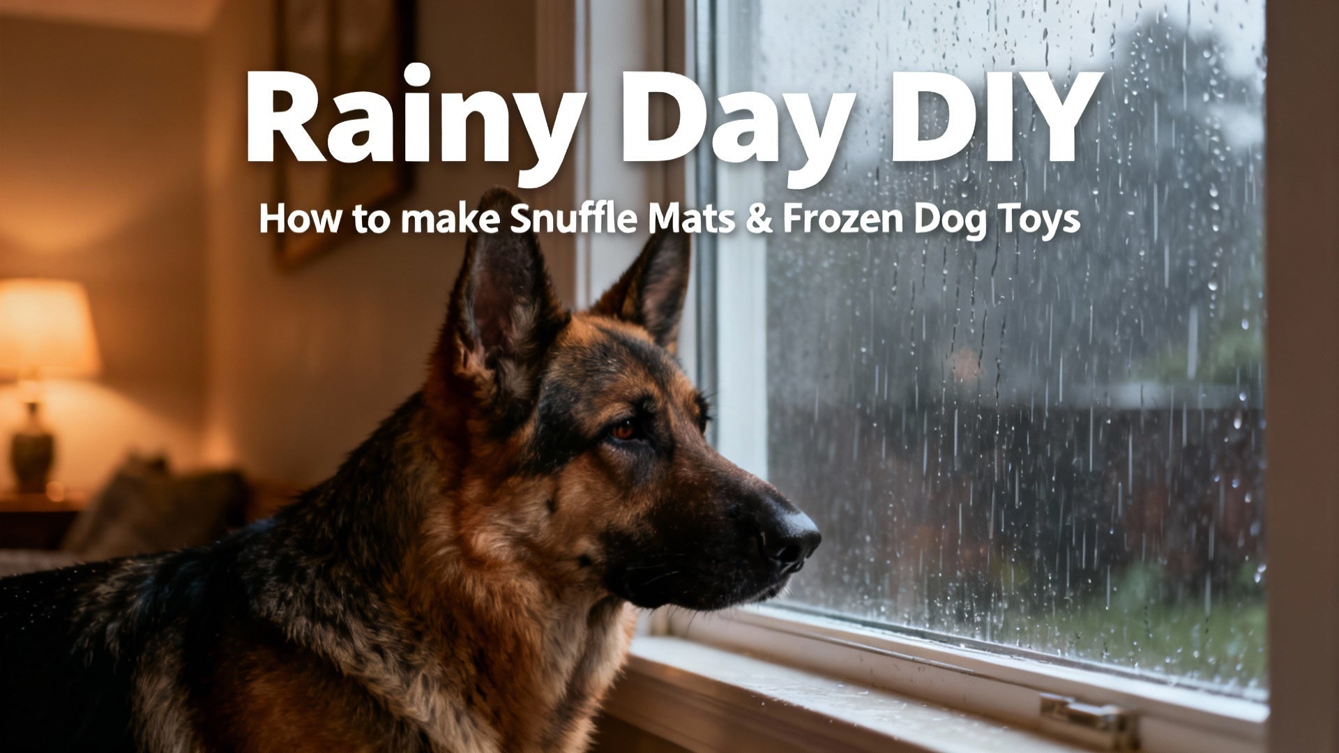 Rainy Day DIY: Snuffle Mats & Frozen Dog Toys