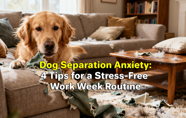 Dog Separation Anxiety: 4 Tips for a Stress-Free Work Week Routine